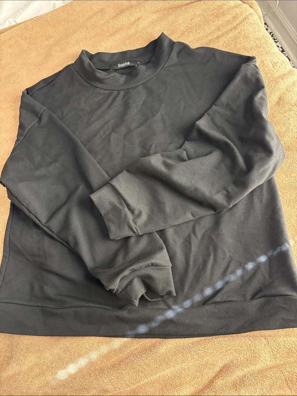 Men's Black Crewneck Sweater